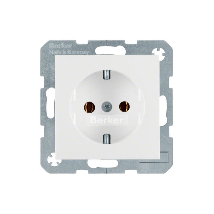 Berker 4743 89 89 Schuko-Steckdose Pws Glänzend