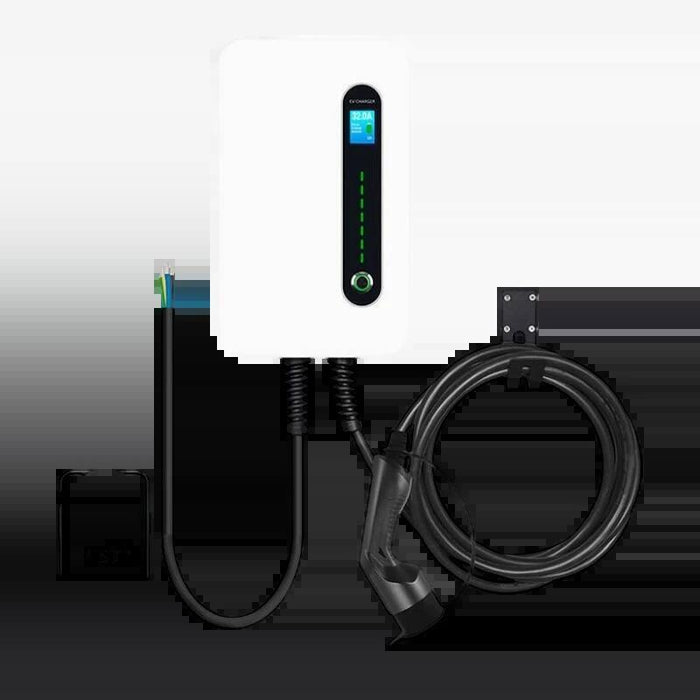 Besen F30 App Cargador Coche Eléctrico Con Estación De Carga 32a / 7.2kw / Sin Enchufe / 5m / Lcd - Ev Tipo 2 - Desprecintado