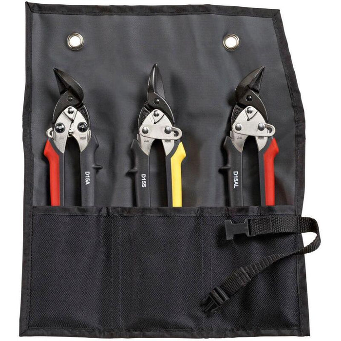 Bessey Set Of Shape And Straight Cutting Snips In Bag     Dset15