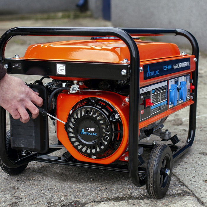 EAN 5905090330349 - Extralink EX.30349 motor-generador 2800 W 15 L Negro, Naranja imagen 3