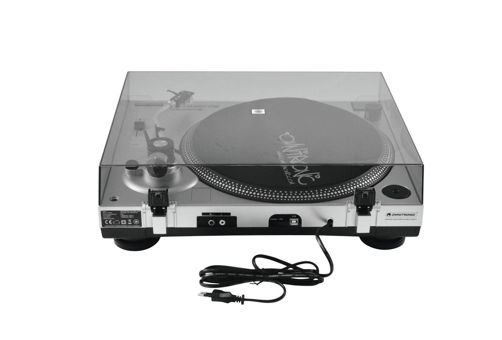 EAN 4026397356090 - Omnitronic 10603043 tornamesa para dj Tocadiscos de tracción por correa portátil Plata imagen 5