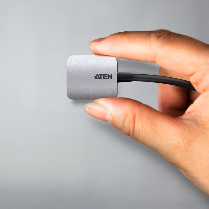 EAN 4710469340000 - ATEN UC3002A-AT adaptador de cable de vídeo USB Tipo C VGA (D-Sub) Negro, Plata imagen 6