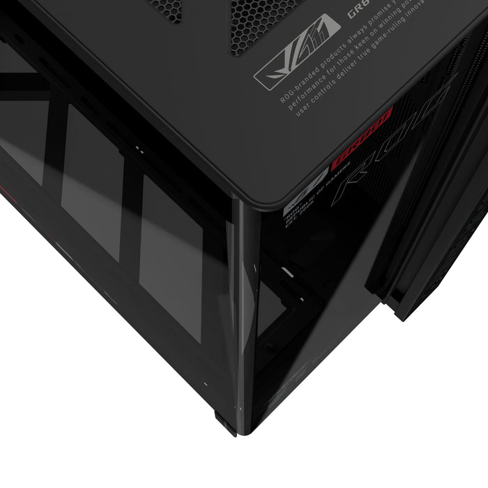 Asus Rog Cronox Gr801 Curve Tg Argb Black Midi Tower Negro