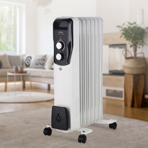 EAN 8422160055072 - Ufesa 83505507 calefactor eléctrico Interior Blanco 1500 W Radiador de aceite eléctrico imagen 2
