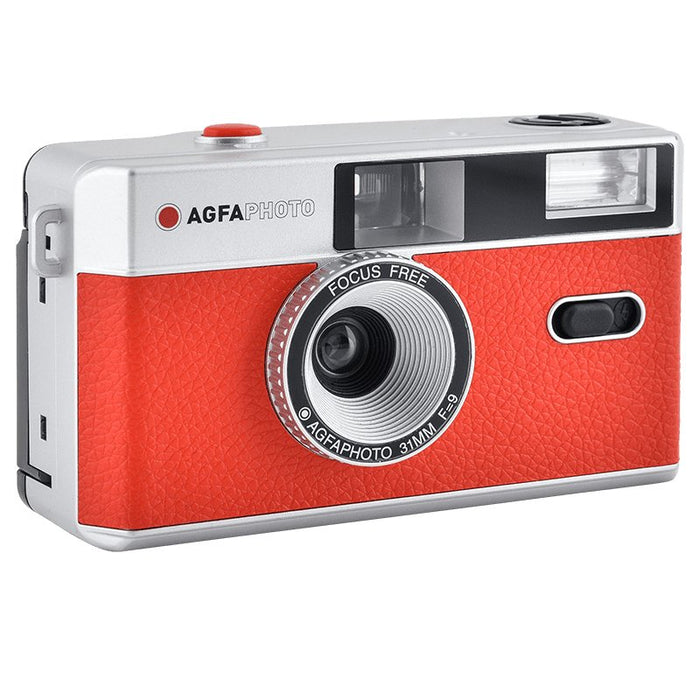 EAN 4250255104237 - AgfaPhoto 603001 cámara de película Cámara analógica compacta 35 mm Rojo, Plata imagen 1