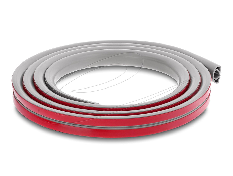 Delock Kabelkanal Pvc Flexibel 20 X 10 Mm - Länge 2 M Gris