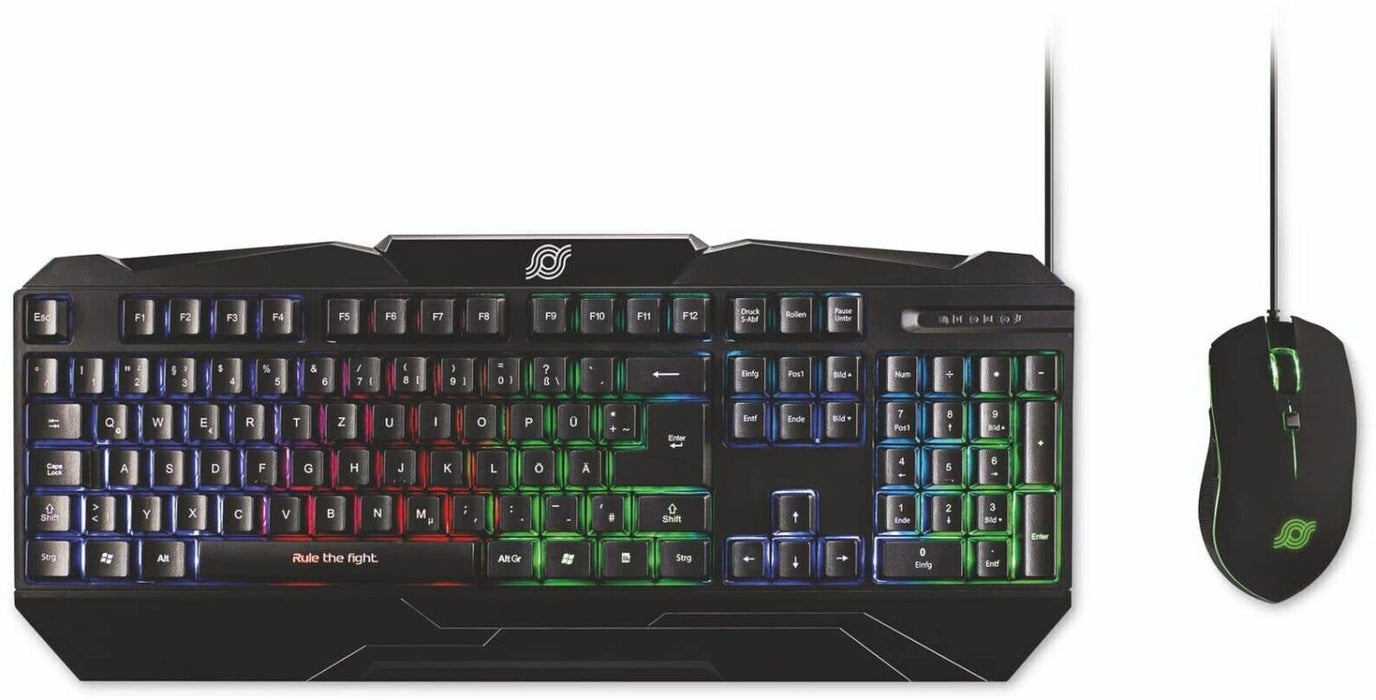 EAN 4260664871941 - MediaRange MRGS102 teclado Ratón incluido Juego USB QWERTZ Alemán Negro imagen 1