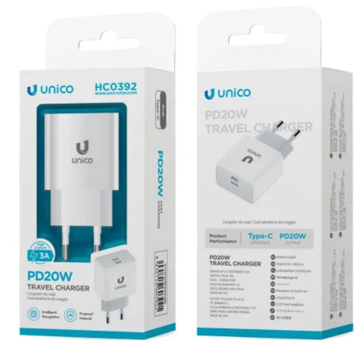 EAN 8435719603921 - UNICO HC0392 cargador de dispositivo móvil Teléfono móvil, Universal Blanco Corriente alterna Interior imagen 2