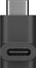 EAN 4040849555565 - Goobay 55556 cambiador de género para cable USB C Negro imagen 3