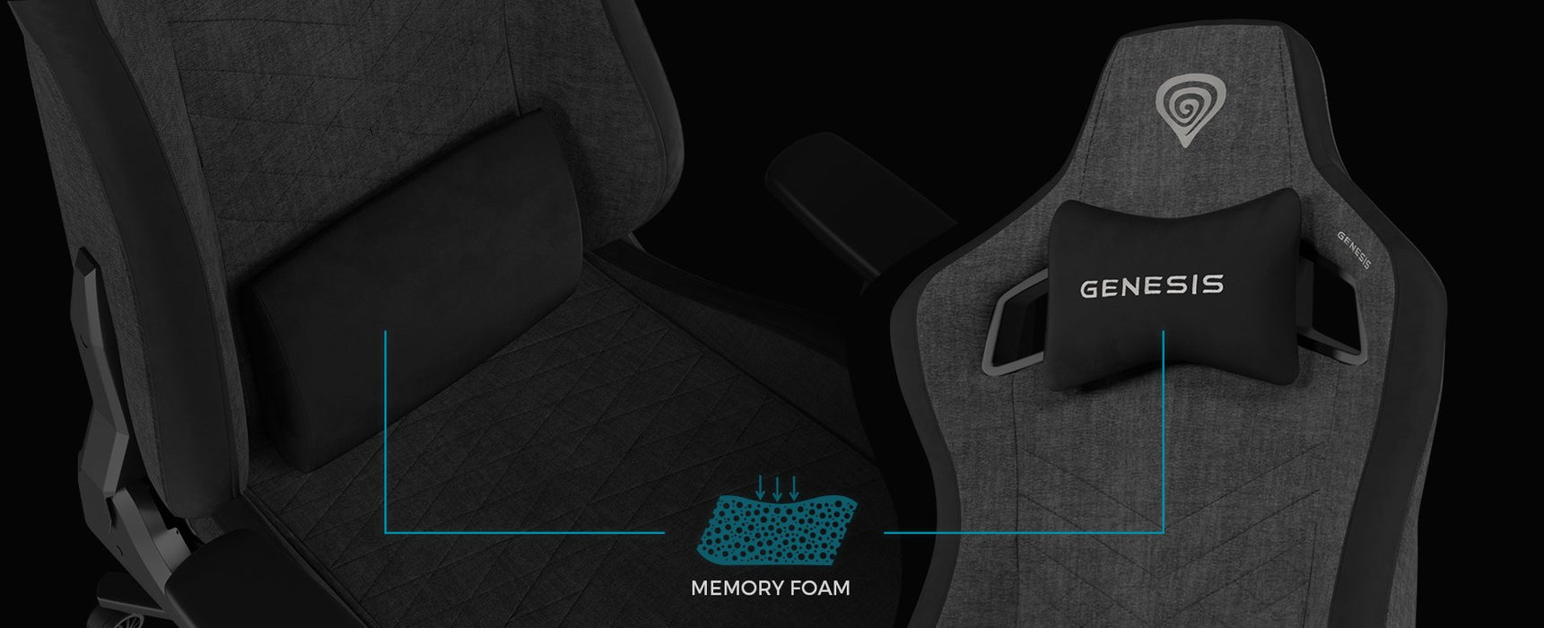 EAN 5901969445596 - GENESIS NFG-2244 silla para videojuegos Silla para videojuegos de PC Asiento acolchado imagen 7