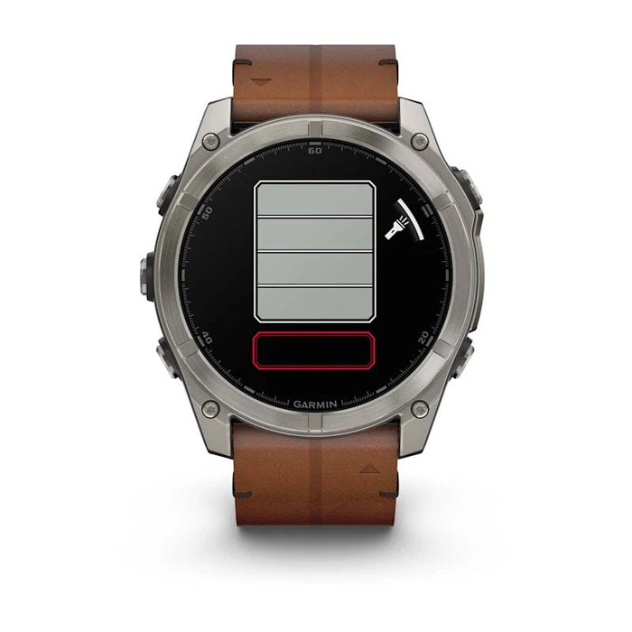 Garmin Fenix 8 3,56 Cm (1.4") Amoled 51 Mm Digital 454 X 454 Pixeles Pantalla Táctil Titanio Wifi Gps (Satélite)