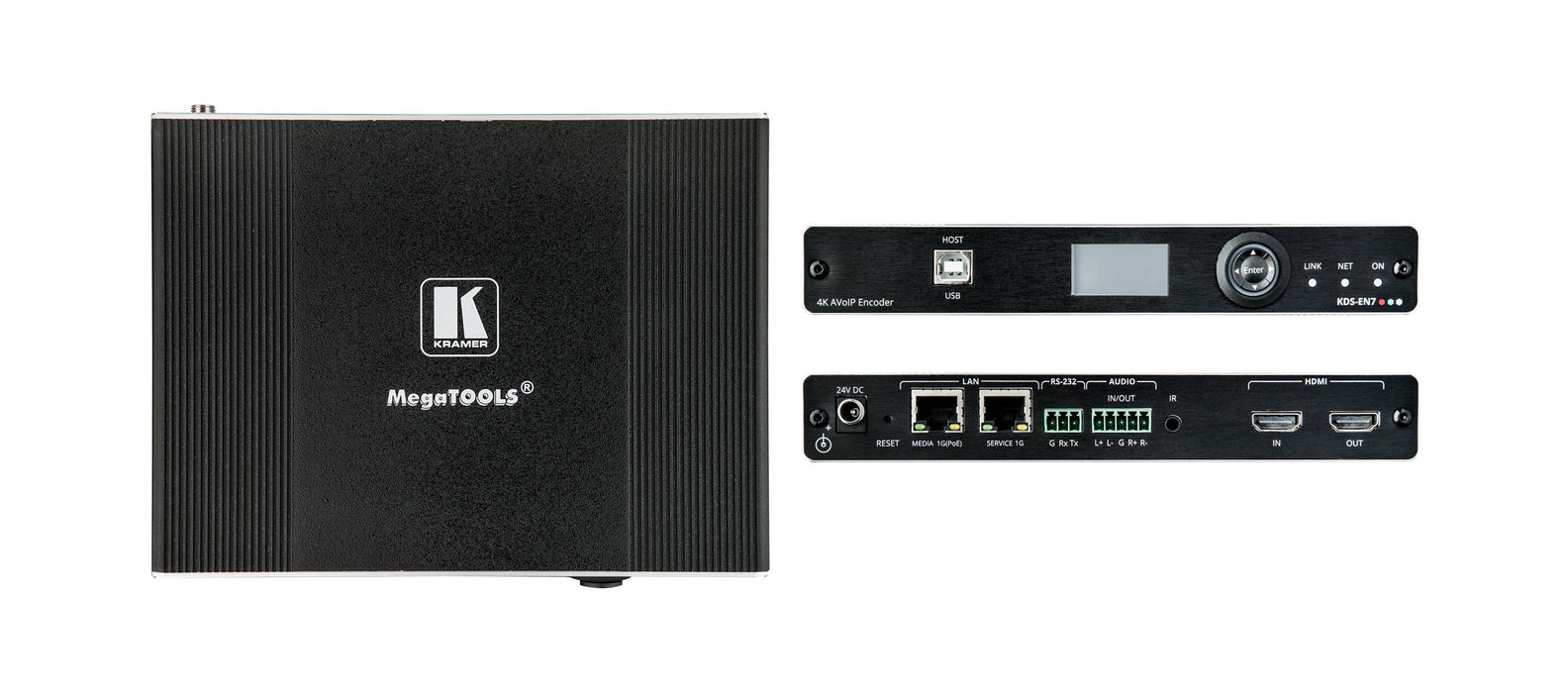 EAN 7291063096465 - Kramer Electronics KDS-EN7 Transmisor de señales AV Negro imagen 2