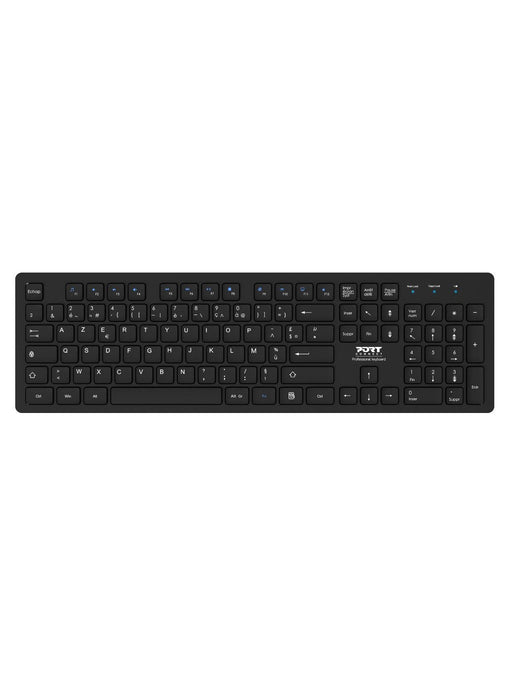 Port Designs Mouse And Keyboard 2in1 Robust And Long-Lasting Keyboard Ergonomic And Ambidextrous Mouse Wireless 2.4ghz Usb-A/Usb-C