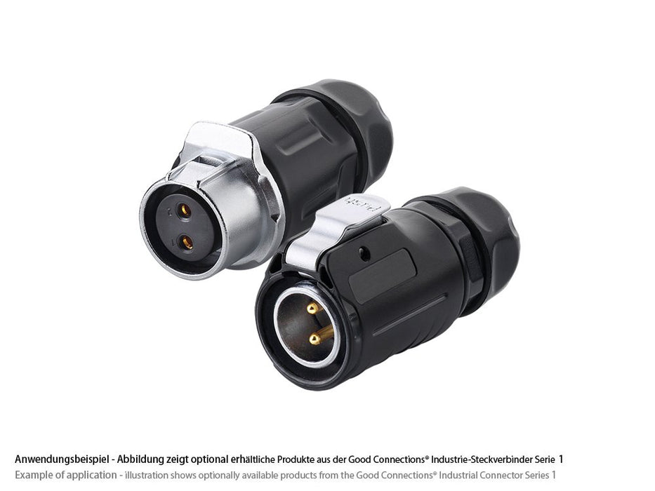 EAN 4014619709298 - Alcasa IC01-20P201 conector S1 - Power (2-pin) Negro imagen 5