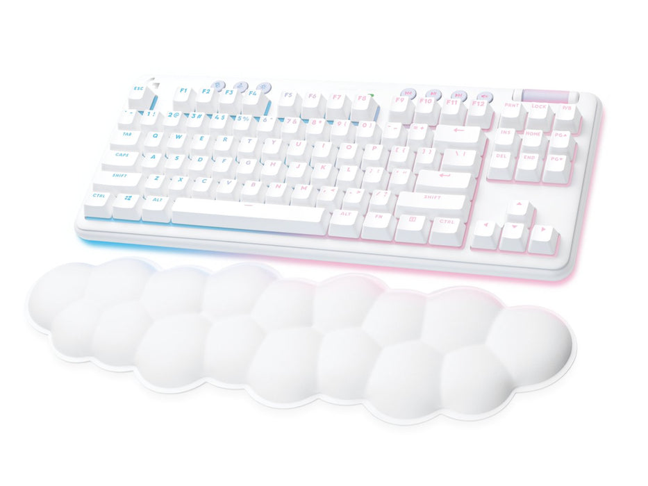 Logitech G G715 Teclado Sin Teclado Numérico Retroiluminación Inalámbrico Bluetooth 2.4 Ghz Azerty Francés Interruptor: Linear Blanco