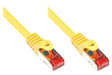EAN 4014619012831 - Alcasa 1m Cat6 S/FTP cable de red Amarillo S/FTP (S-STP) imagen 1