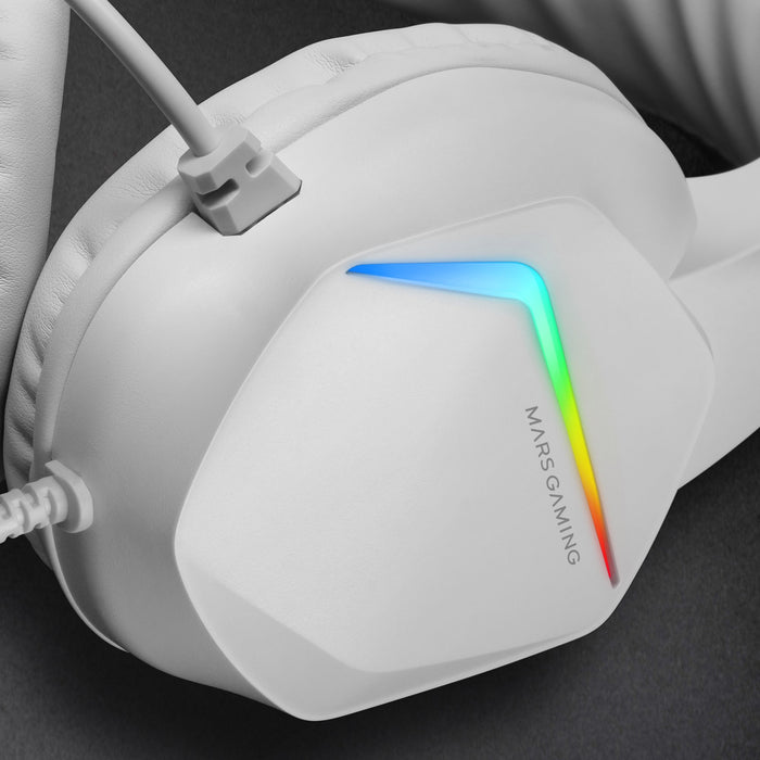 EAN 8435693102021 - Mars Gaming MH122W auricular y casco Auriculares Alámbrico Diadema Juego USB tipo A imagen 4