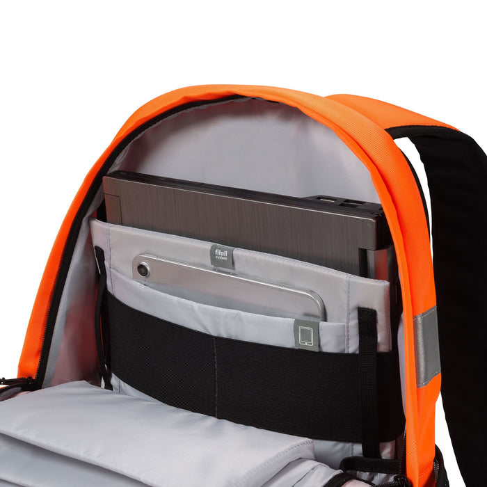 EAN 7640239422261 - DICOTA Hi-Vis V2 mochila Mochila de senderismo Naranja Tereftalato de polietileno (PET), Termoplástico de imagen 5
