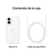 EAN 0195949822070 - Apple iPhone 16 15,5 cm (6.1") SIM doble iOS 18 5G USB Tipo C 128 GB Blanco imagen 9