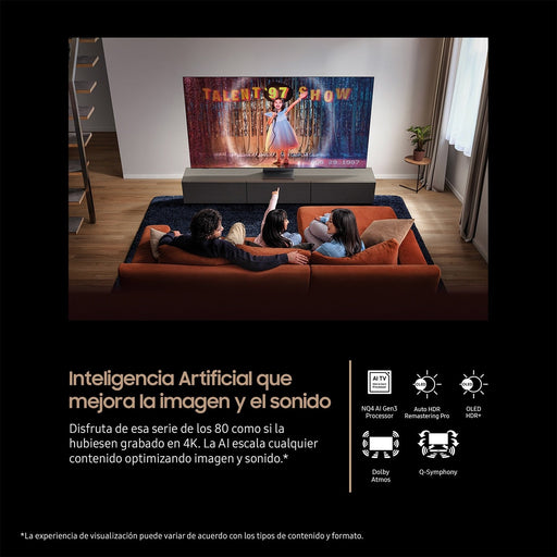 EAN 8806097252528 - Samsung S93F TQ65S93FATXXC Televisor 165,1 cm (65") 4K Ultra HD Wifi Negro imagen 2
