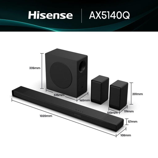 EAN 6942351423456 - Hisense AX5140Q Negro 5.1.4 canales 600 W imagen 1