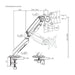 EAN 8435739904954 - AISENS DT32TSR-447 soporte para monitor 81,3 cm (32") Escritorio imagen 7