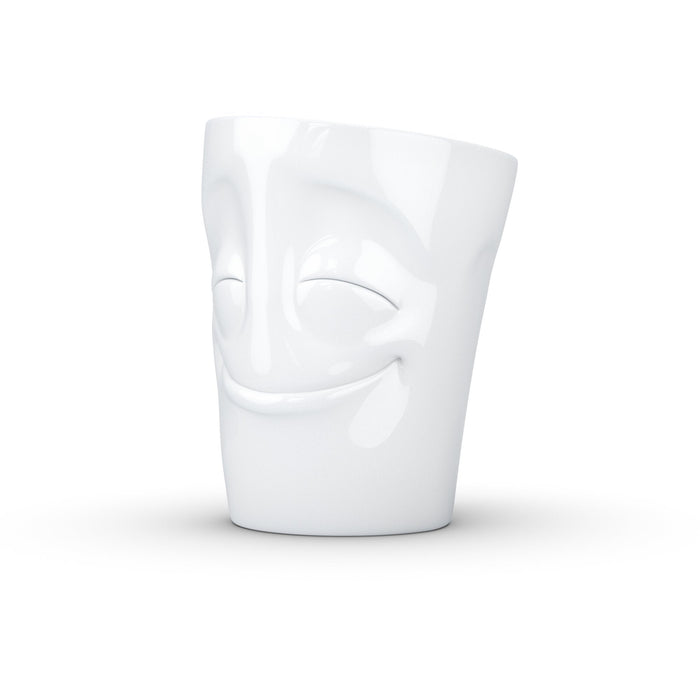 Fiftyeight Henkelbecher 350ml - Vergnügt Blanco