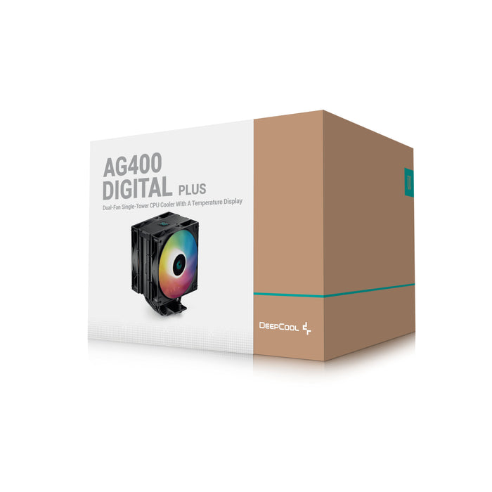 EAN 6933412728627 - DeepCool AG400 Digital Plus Procesador Refrigerador de aire 12 cm Negro 1 pieza(s) imagen 9