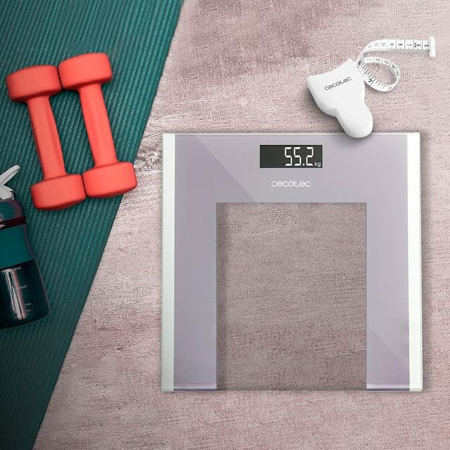 EAN 8435484043366 - Cecotec Surface Precision Healthy Plaza Gris, Transparente, Blanco Báscula personal electrónica imagen 7