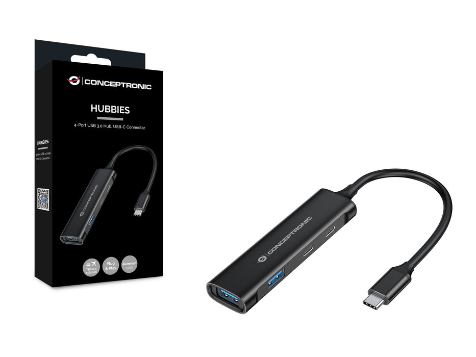 EAN 4015867228609 - Conceptronic HUBBIES12B hub de interfaz USB 3.2 Gen 1 (3.1 Gen 1) Type-C 5000 Mbit/s Negro imagen 6