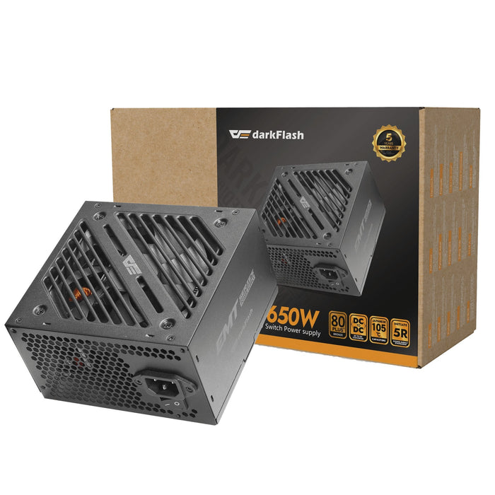 Fuente Alim. 750w Emt 80+ Bronze Negro Darkflash 750w / 80 Plus Bronze / Pfc Activo + Dc-Dc