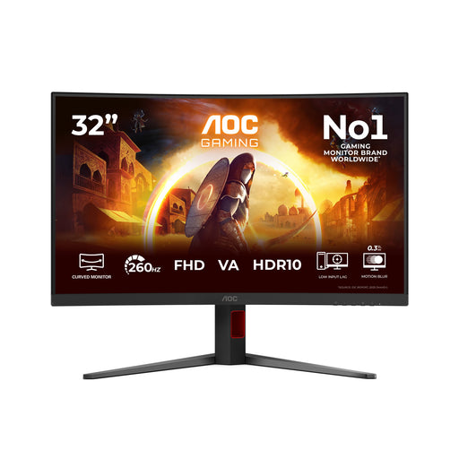 EAN 4038986113489 - AOC G4 C32G4Z pantalla para PC 80 cm (31.5") 1920 x 1080 Pixeles Full HD LCD Negro, Rojo imagen 1