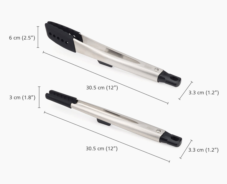 EAN 5028420008760 - Joseph Joseph Elevate Fusion 2-teiliges Zangenset pinza de cocina 312 mm Silicona, Acero inoxidable Acero imagen 9