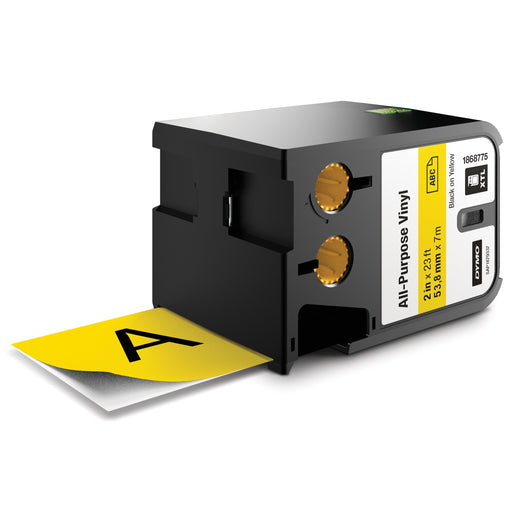 EAN 0071701001542 - DYMO 1868775 cinta para impresora de etiquetas Negro sobre amarillo imagen 1