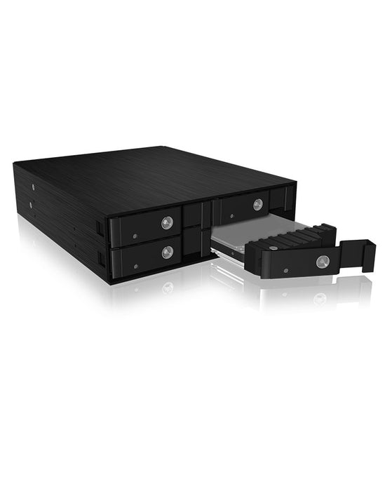 EAN 4250078188520 - ICY BOX IB-2240SSK 13,3 cm (5.25") Bandeja para disco duro Negro imagen 1