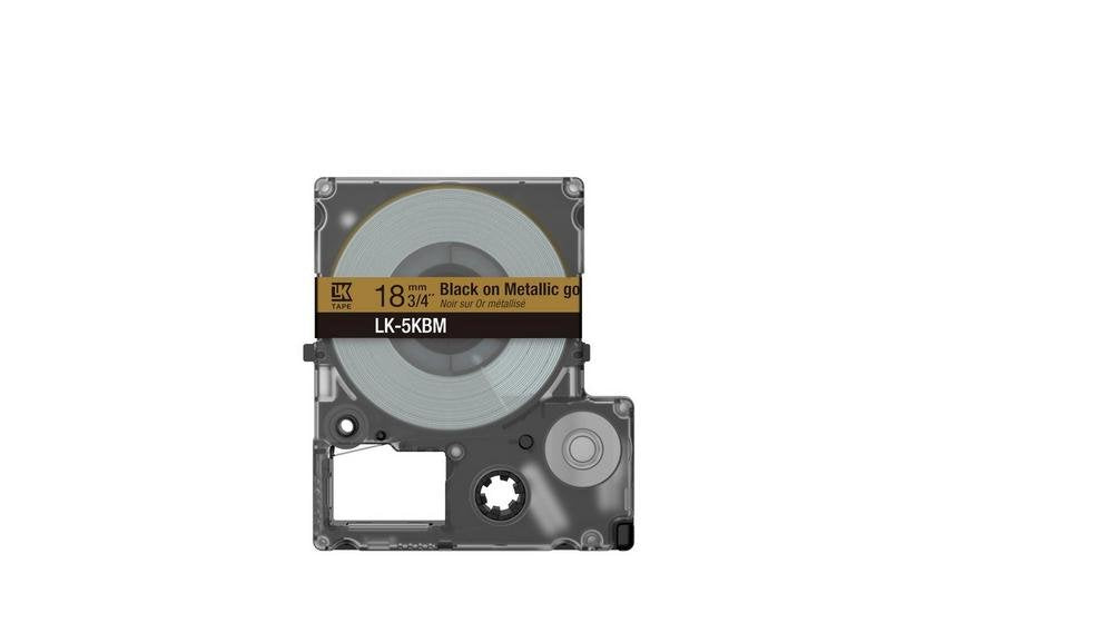 Epson Cinta Lk-5kbm N/Or Metal 18mm