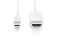 EAN 4016032438625 - Digitus AK-340304-020-W adaptador de cable de vídeo 2 m HDMI tipo A (Estándar) Blanco imagen 2