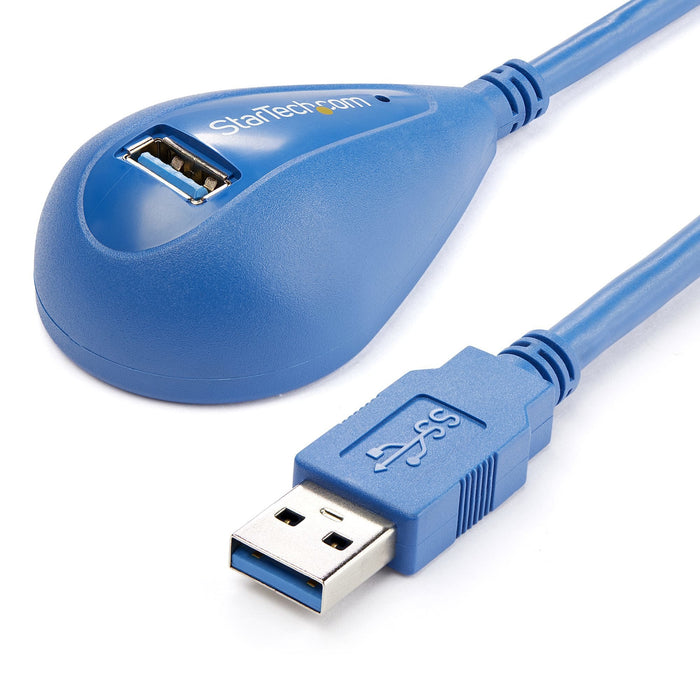 Startech.Com Cable De 1 5m De Extensión Alargador Usb 3.0 Superspeed Base Dock Macho A Hembra Usb A Extensor De Sobremesa Azul Cable Alargador Usb Usb Tipo A (M) A Usb Tipo A (H) 1.5 M Negro Para P/N: 2sd4fcru3 Cfastrwu3 Fcreadmicro3
