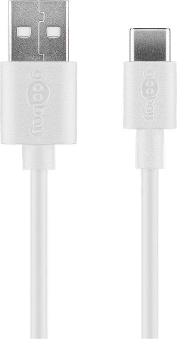 Goobay Cargador Pared Dual Con Cable Usb-C 2,4 A, 44987