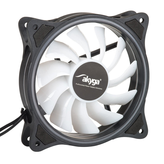 EAN 5901720136091 - Akyga AW-12D-RGB sistema de refrigeración para ordenador Carcasa del ordenador Ventilador 12 cm imagen 1