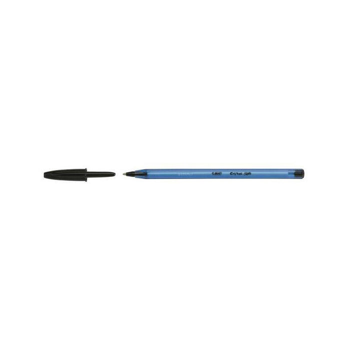 Bic Bolígrafo Cristal Soft B50 Bcl Negro Eu Caja - 50 U-