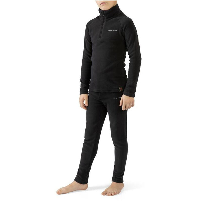 Conjunto Viking Arctis De Ropa Interior Infantil Polartec, Talla 114-116cm, Negro