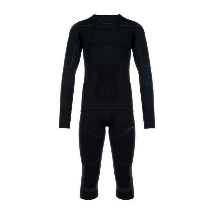 Viking Gary 3/4 Conjunto De Ropa Interior Masculina De Bambú, Talla L, Negro