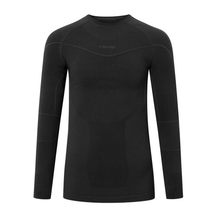 Ropa Interior Masculina Viking Gary Longsleeve Bamboo, Talla L, Color Negro
