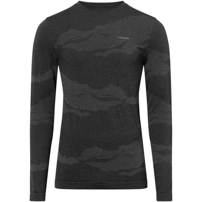 Ropa Interior Masculina Viking Gasher Man Longsleeve Merino, Talla M, Negro