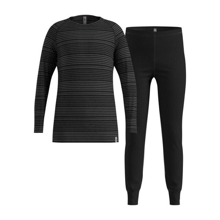 Bielizna Termoaktywna - Zestaw Odlo Set Long Active Warm Set Roz. 92cm Negro