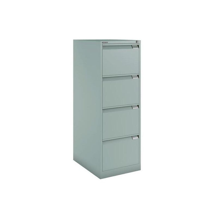 Bisley Archivador Metálico Bs1643 Premium 4 Cajones Folio Carpetas Colgantes Multiformato Fondo 62cm Gris
