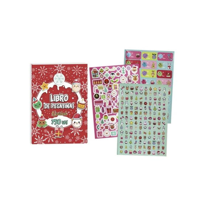 Bismark Libro Con 750 Pegatinas Navideñas