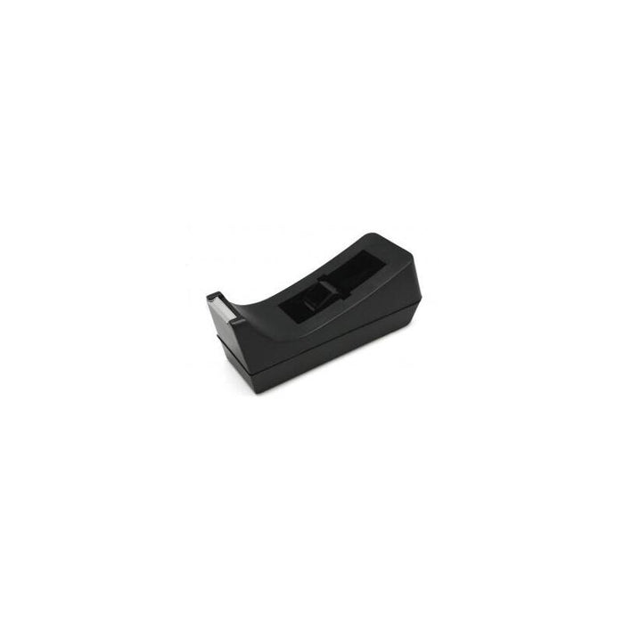Bismark Portarrollos De Sobremesa Para Cintas Adhesivas De Hasta 33m - Cuchilla De Acero - Color Negro