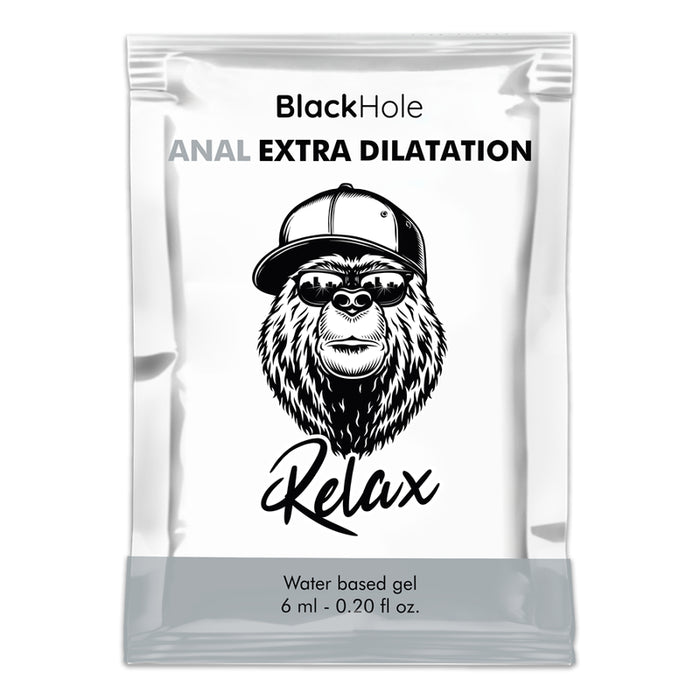 Black Hole - Gel Base Agua Dilatacion Anal 6 Ml Monodosis